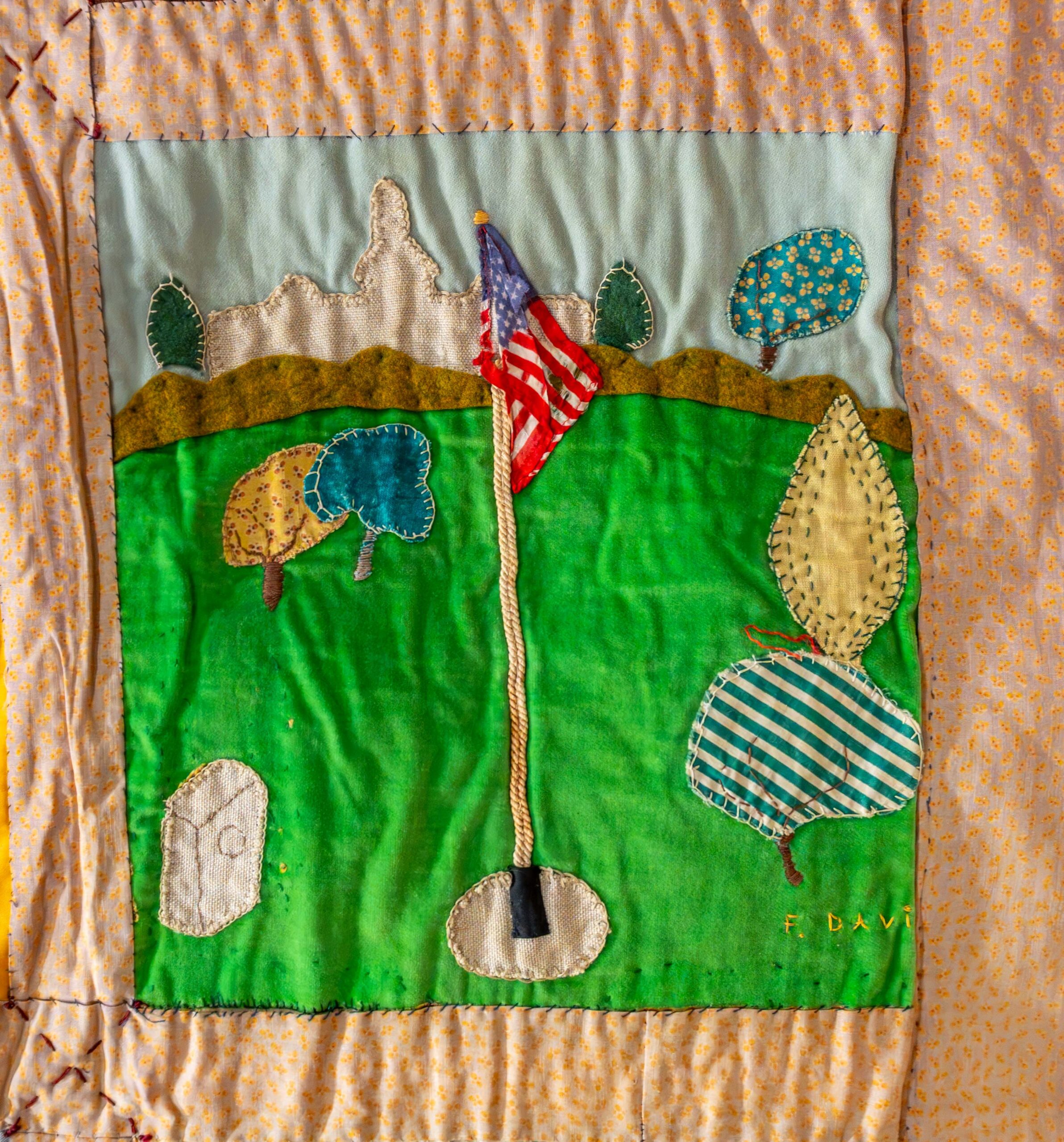 Flag Pole Green — F. David